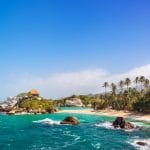 Photo of the beach beside Cabo San Juan in Parque Tayrona