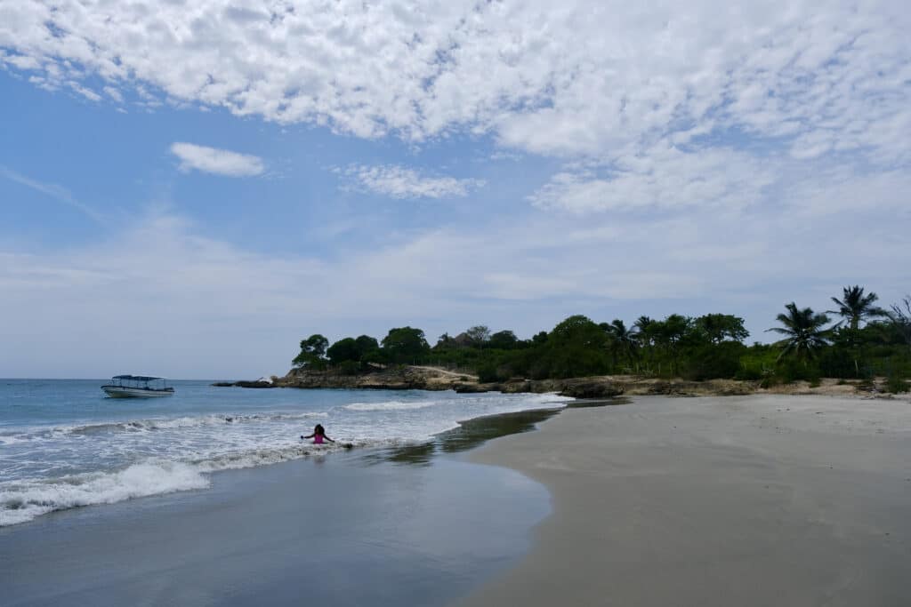 Foto de una de las mejores playas cerca de Cartagena.